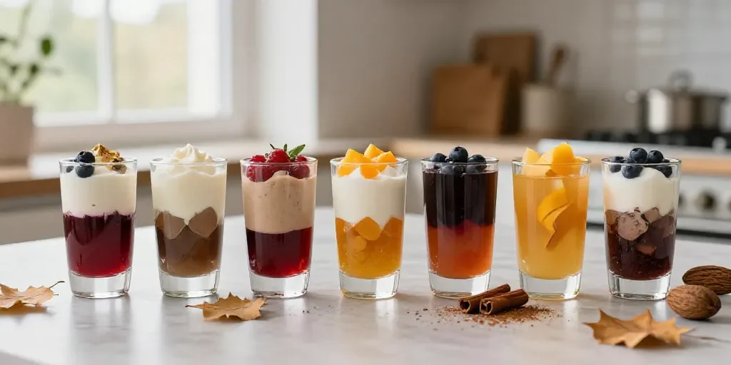 Nos 6 recettes de verrines aux douces saveurs automnales