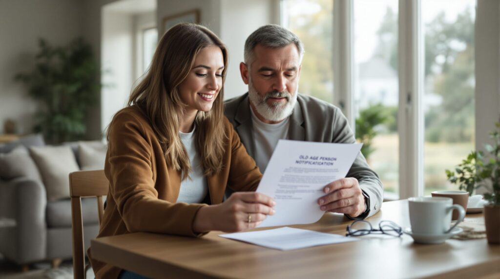 notification de pension vieillesse papier du régime cnav/msa